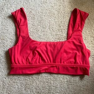Aerie Offline Red Square Neck Bralette